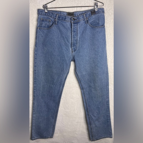 Versace Light Blue Denim Jeans couture